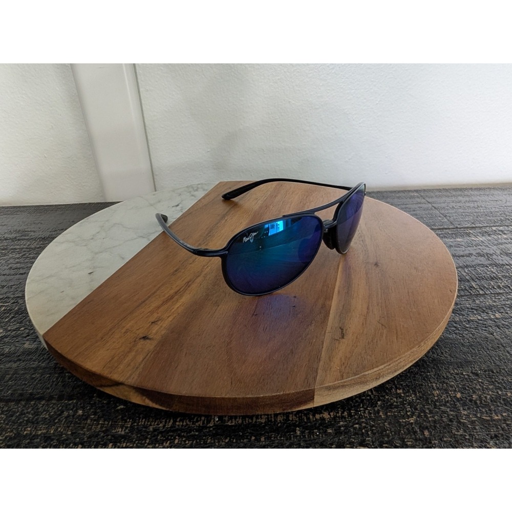 Maui Jim Alelele aviator sport sunglass nylon frame Mj 438-03m Size 60-16-140